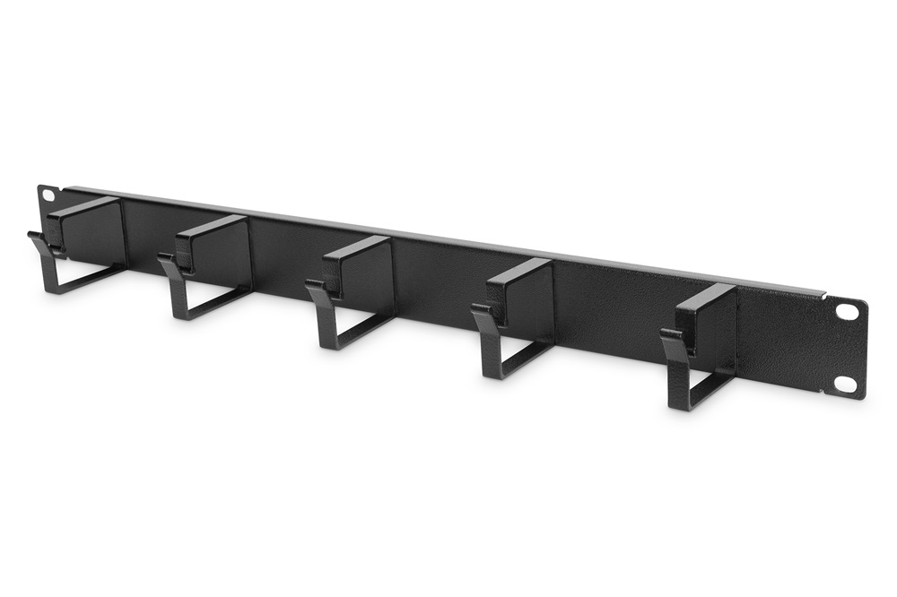 DIGITUS DN-97602 19" 1U gyűrűs fekete kábelrendező