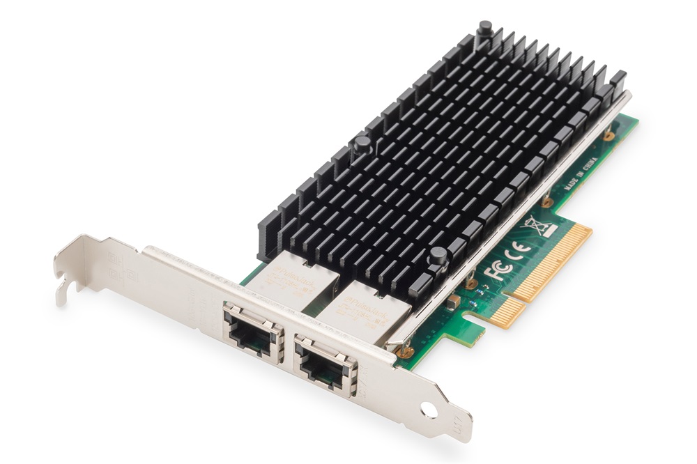 DIGITUS DN-10163 10GbE RJ45 Dual Port Ethernet Server PCIe adapter