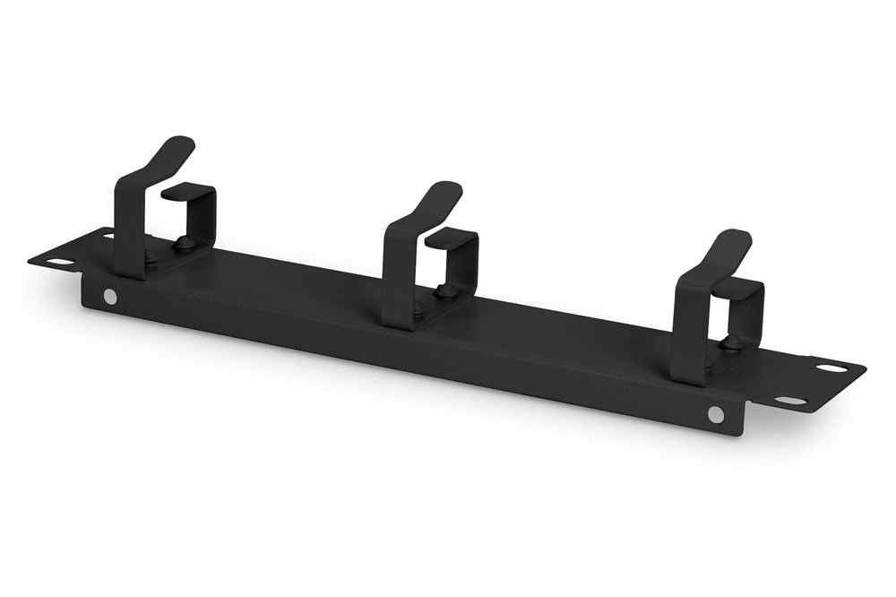 DIGITUS DN-10-ORG-1U-B 10" 1U gyűrűs fekete kábelrendező