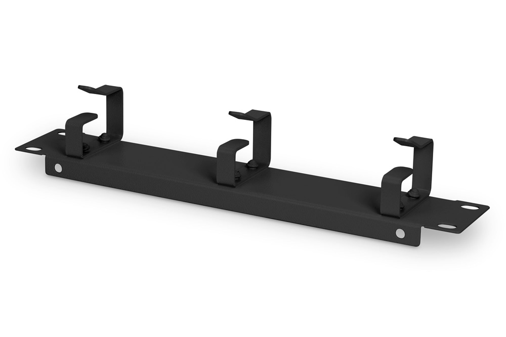 DIGITUS DN-10-ORG-1U-B 10" 1U gyűrűs fekete kábelrendező