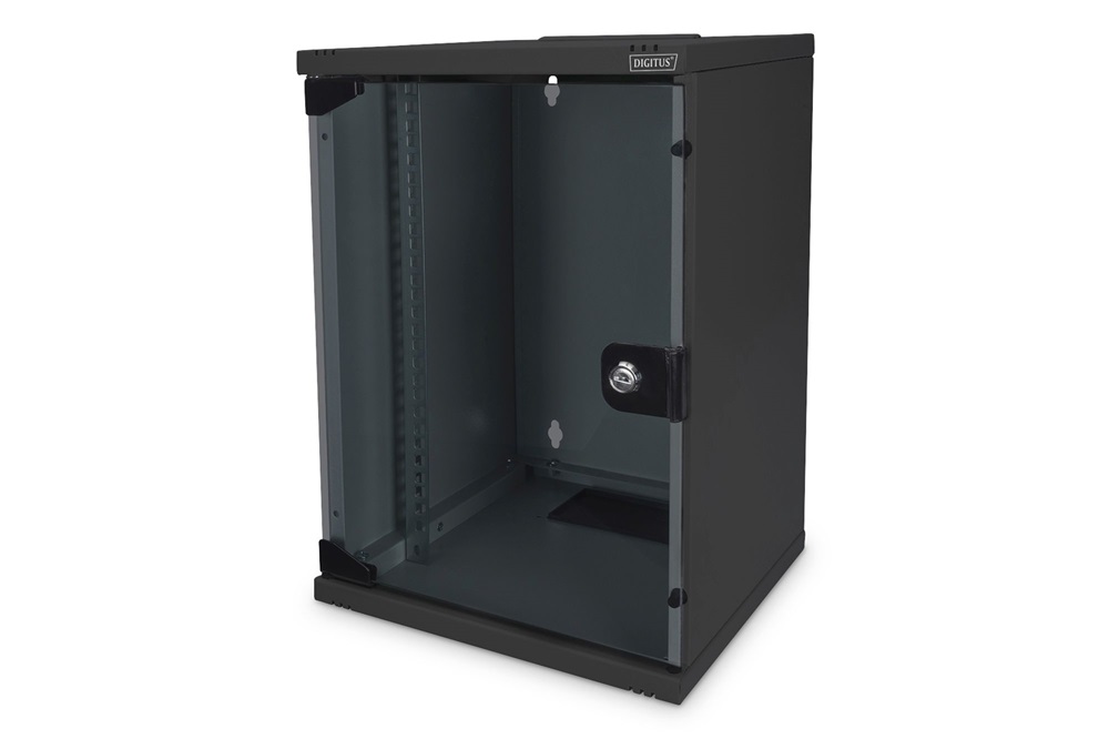 DIGITUS DN-10-SET-2-B 10" Komplett hálózati fekete rack szekrény készlet