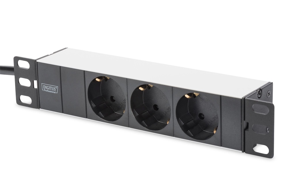 DIGITUS DN-10-SET-3-B 10" Komplett hálózati fekete rack szekrény készlet