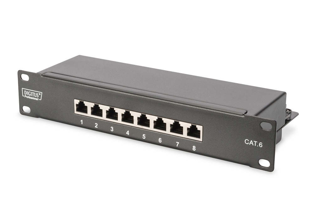 DIGITUS DN-10-SET-3-B 10" Komplett hálózati fekete rack szekrény készlet