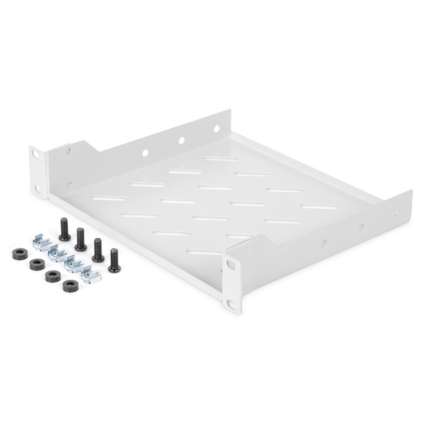 DIGITUS DN-10-TRAY-2 10" 1U 200mm mély szürke fix polc