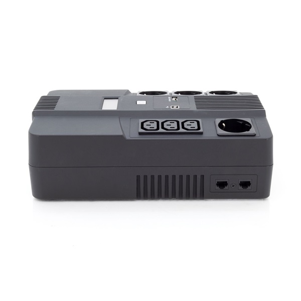 DIGITUS DN-170110 All-in-One 600VA 360W 4xCEE 7/7 3xC13 aljzat szünetmentes tápegység