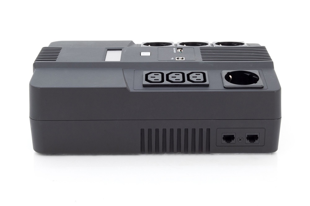 DIGITUS DN-170110 All-in-One 600VA 360W 4xCEE 7/7 3xC13 aljzat szünetmentes tápegység