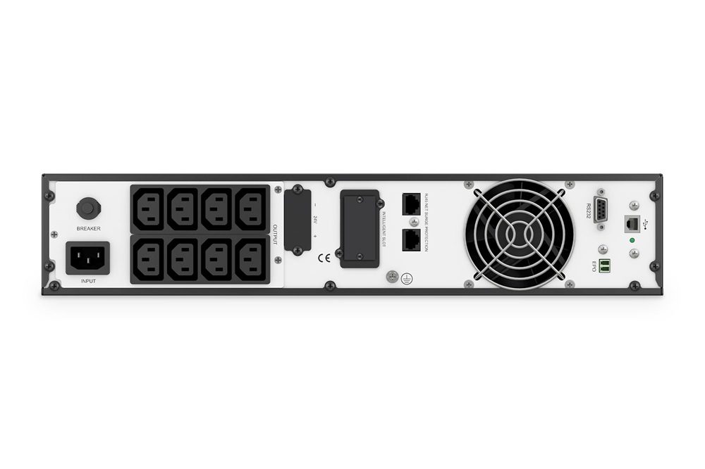 DIGITUS DN-170111 2U 1000VA UPS vonali interaktív szünetmentes tápegység