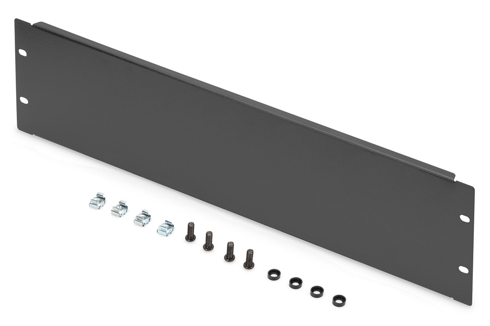 DIGITUS DN-19 BPN-03-SW 19" 3U fekete vakpanel