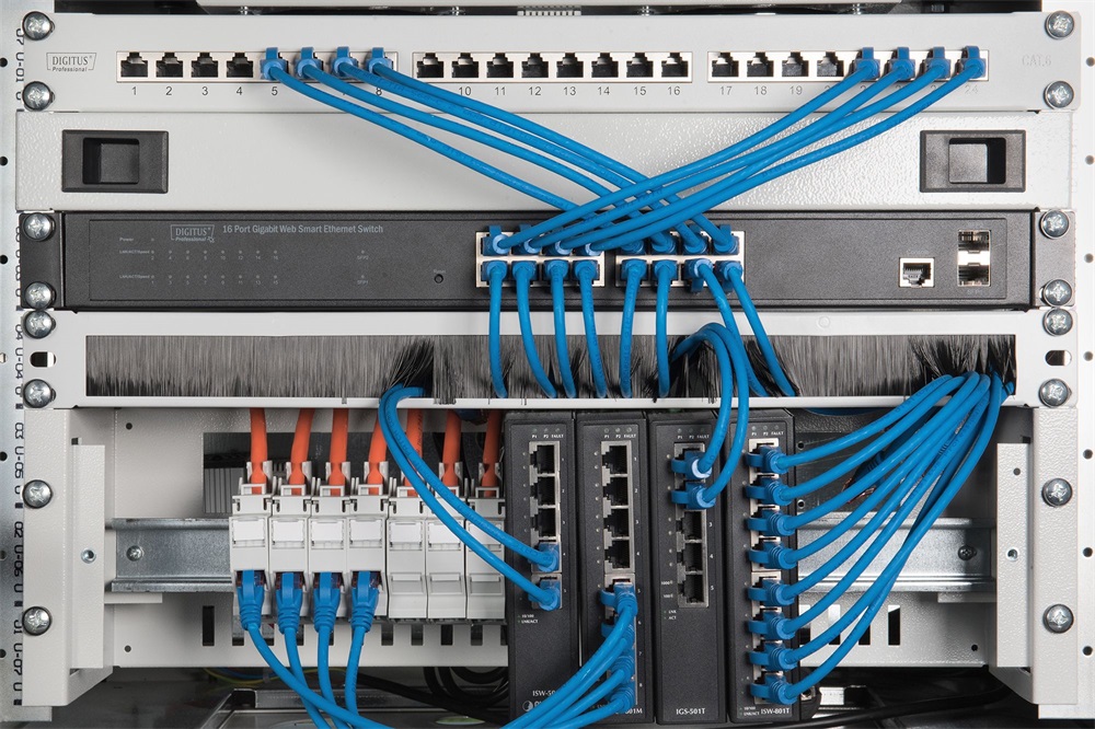 DIGITUS DN-19-DIN-3U 19“ 3U DIN sín panel