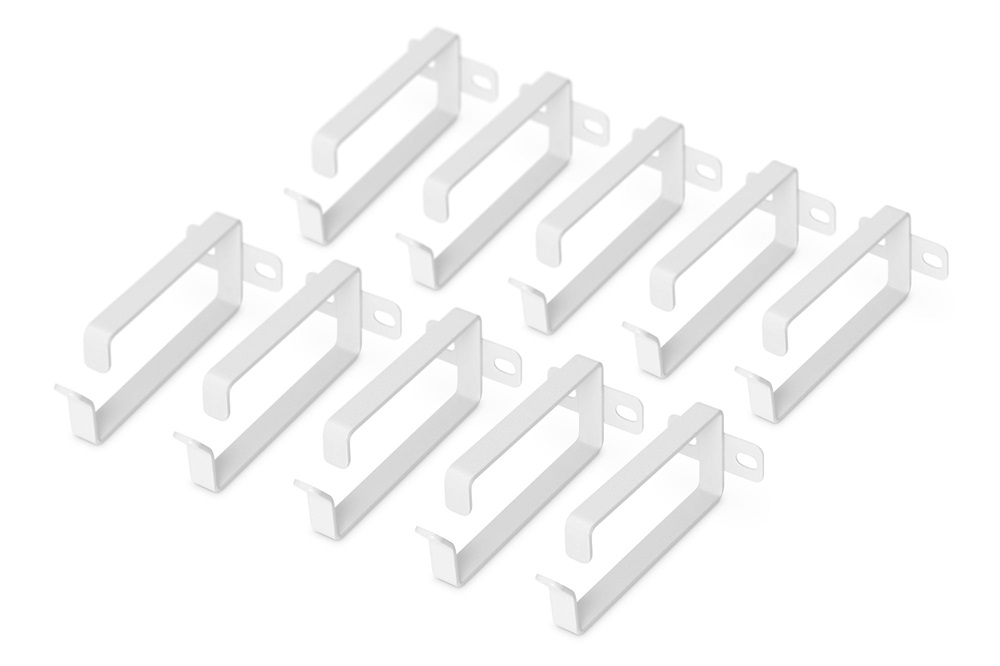 DIGITUS DN-19 ORG-2 2U 44x100mm szürke kábelvezető gyűrű 10db