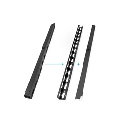 DIGITUS DN-19 ORG-42U-B 19” 42U függőleges fekete kábelvezető csatorna pár