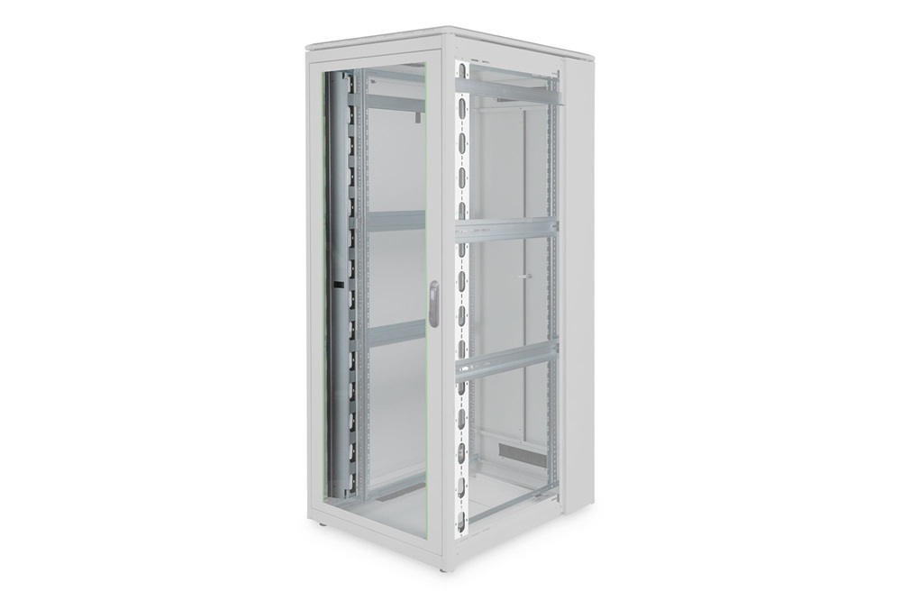 DIGITUS DN-19 ORG-42U-B 19” 42U függőleges fekete kábelvezető csatorna pár