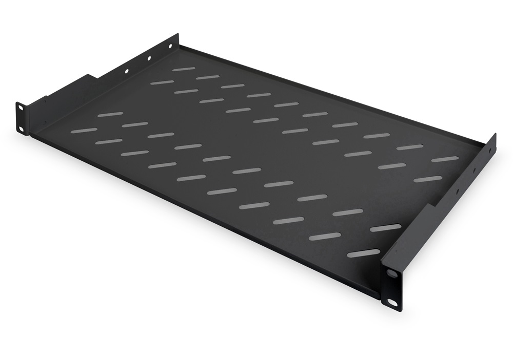 DIGITUS DN-19 TRAY-1-SW 19" 1U 250mm mély fekete fix polc