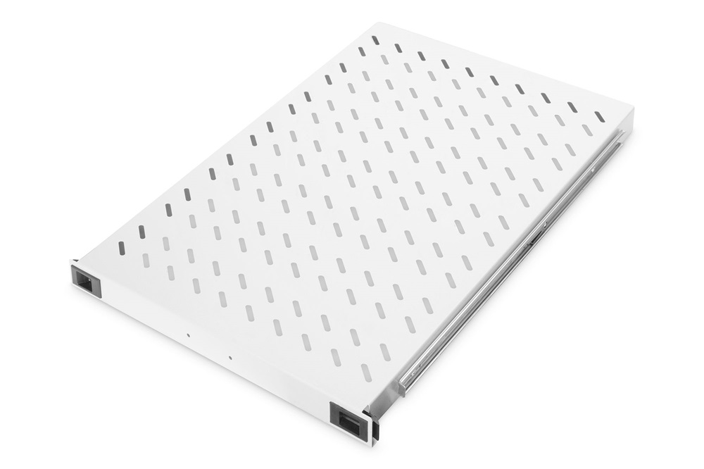 DIGITUS DN-19 TRAY-2-1000 19" 1U 720mm mély 100kg szürke fix polc
