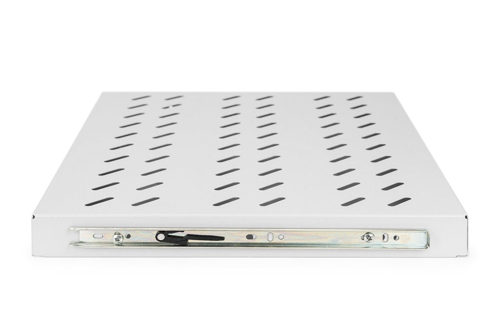 DIGITUS DN-19 TRAY-2-600 19" 1U 345mm mély 25kg szürke kihúzható polc