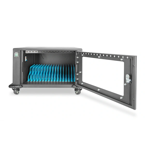 DIGITUS DN-45003 16 állomásos (max. 14") tablet és notebook töltőkocsi (Használt - B)