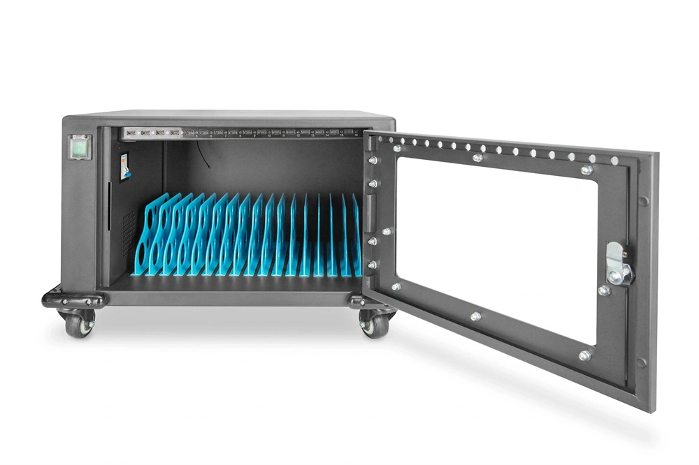 DIGITUS DN-45003 16 állomásos (max. 14") tablet és notebook töltőkocsi (Használt - B)