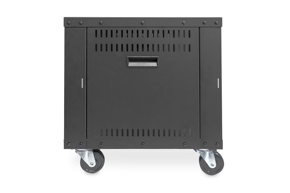 DIGITUS DN-48000 19" 8U 420x507x460mm lapraszerelt fekete hálózati szekrény kerekekkel