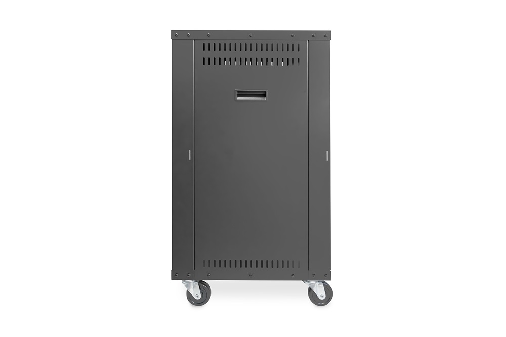 DIGITUS DN-48001 19" 16U 780x507x460mm lapraszerelt fekete hálózati szekrény kerekekkel