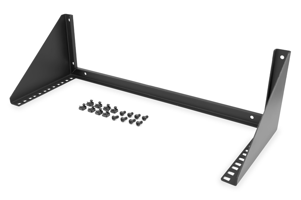 DIGITUS DN-48004 19" 4U fekete hálózati fali konzol