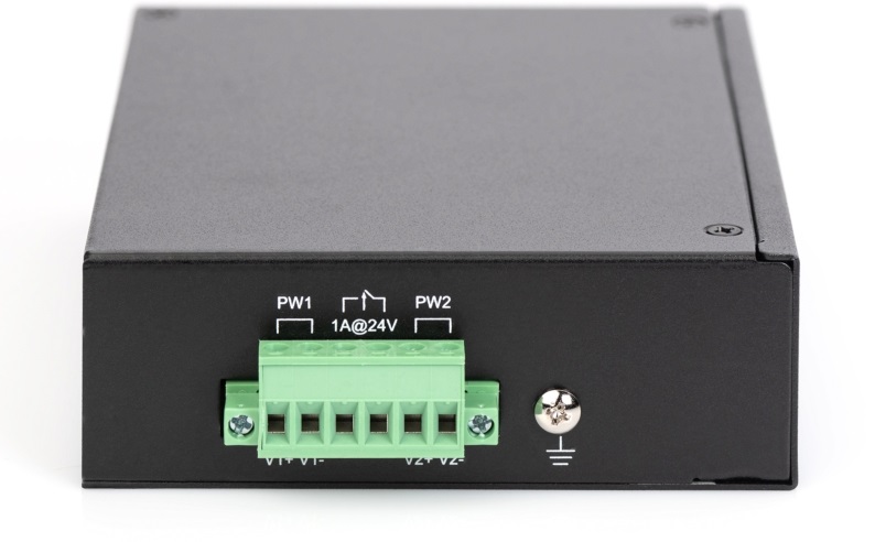 DIGITUS DN-651108 8port GbE DIN sínre szerelhető ipari switch