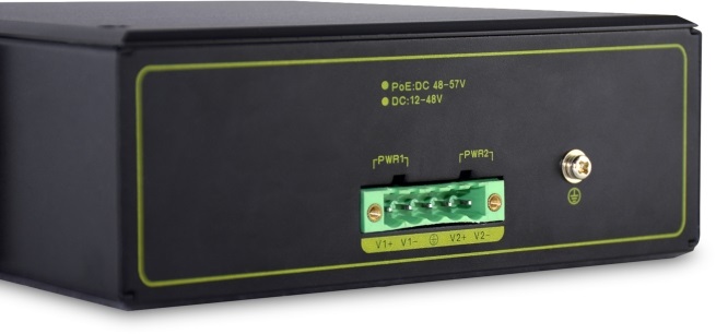 DIGITUS DN-651109 4-port PoE+ 2-port SFP DIN sínre szerelhető ipari switch