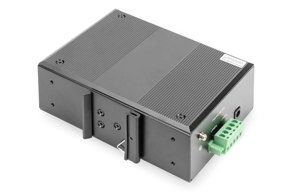 DIGITUS DN-651113 7x GbE Lan port 1x PD Lan port PoE 30W nem menedzselhető ipari switch