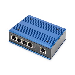 DIGITUS DN-651118 4x GbE Lan port 1x uplink port nem menedzselhető ipari switch