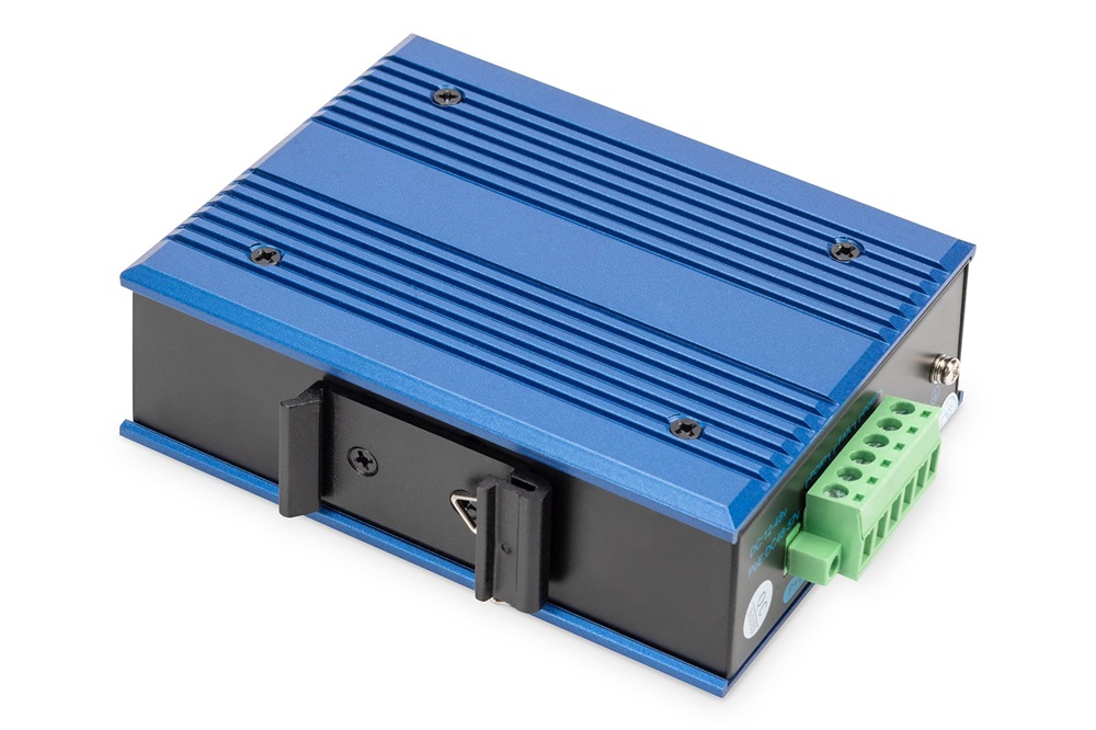 DIGITUS DN-651118 4x GbE Lan port 1x uplink port nem menedzselhető ipari switch
