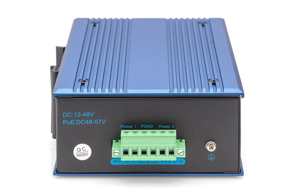 DIGITUS DN-651121 8x GbE Lan port PoE 240W nem menedzselhető ipari switch