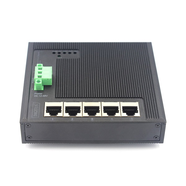 DIGITUS DN-651126 5x GbE Lan port nem menedzselhető ipari switch
