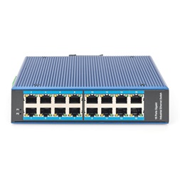 DIGITUS DN-651129 16x GbE Lan port nem menedzselhető ipari switch