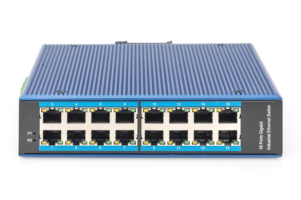 DIGITUS DN-651129 16x GbE Lan port nem menedzselhető ipari switch