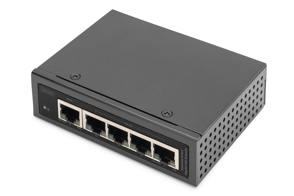 DIGITUS DN-651143 5 portos Gigabit PoE Extender