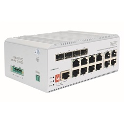 DIGITUS DN-651145 12x GbE Lan port 4x SFP port menedzselhető ipari switch