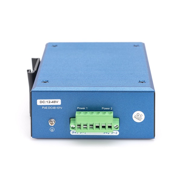 DIGITUS DN-651155 4x GbE Lan port 2x SFP port PoE 100W menedzselhető ipari switch