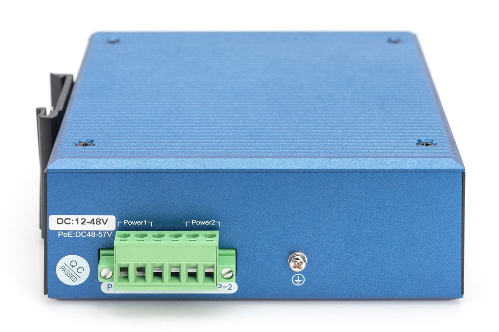 DIGITUS DN-651157 8x GbE Lan port 2x SFP port PoE 200W menedzselhető ipari switch
