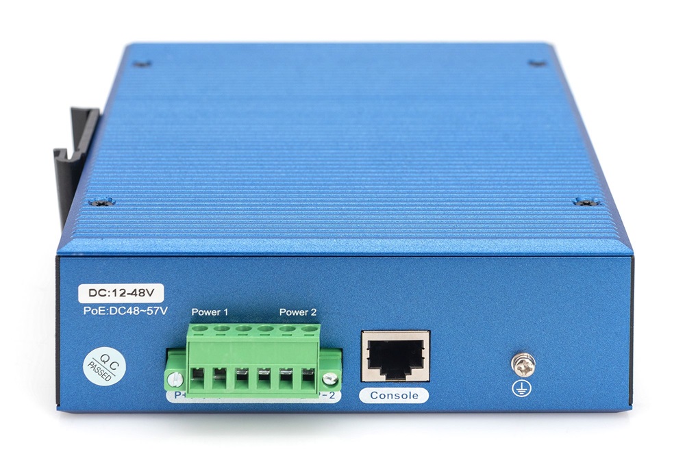 DIGITUS DN-651160 8x GbE Lan port 4x SFP+ port menedzselhető ipari switch