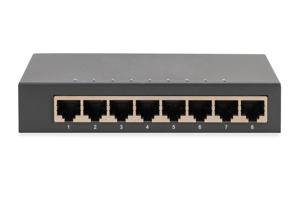 DIGITUS DN-80066-1 8x GbE Lan port nem menedzselhető asztali switch
