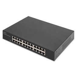 DIGITUS DN-80113-2 1U 19" 24x GbE Lan nem menedzselhető switch
