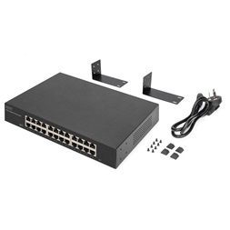 DIGITUS DN-80113-2 1U 19" 24x GbE Lan nem menedzselhető switch