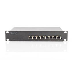 DIGITUS DN-80117 10" 8x GbE Lan port menedzselhető switch