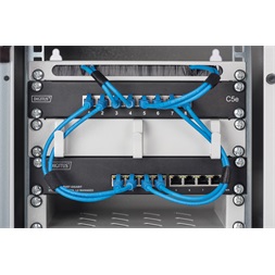 DIGITUS DN-80117 10" 8x GbE Lan port menedzselhető switch