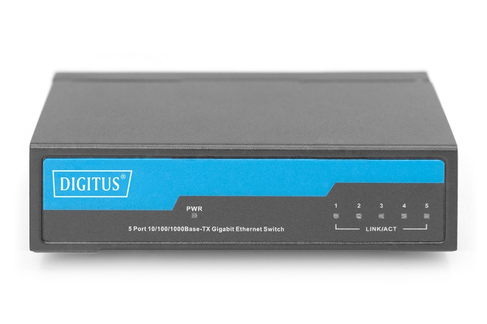DIGITUS DN-80202-1 5x GbE Lan port nem menedzselhető asztali switch