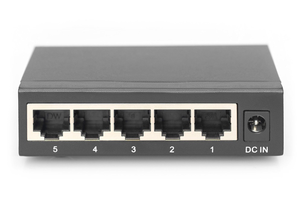 DIGITUS DN-80202-1 5x GbE Lan port nem menedzselhető asztali switch