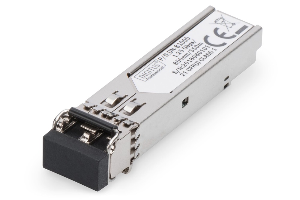 DIGITUS DN-81000-04 Gigabit 1.25Gbps multimodusú LC HP/HPE kompatibilis SFP modul