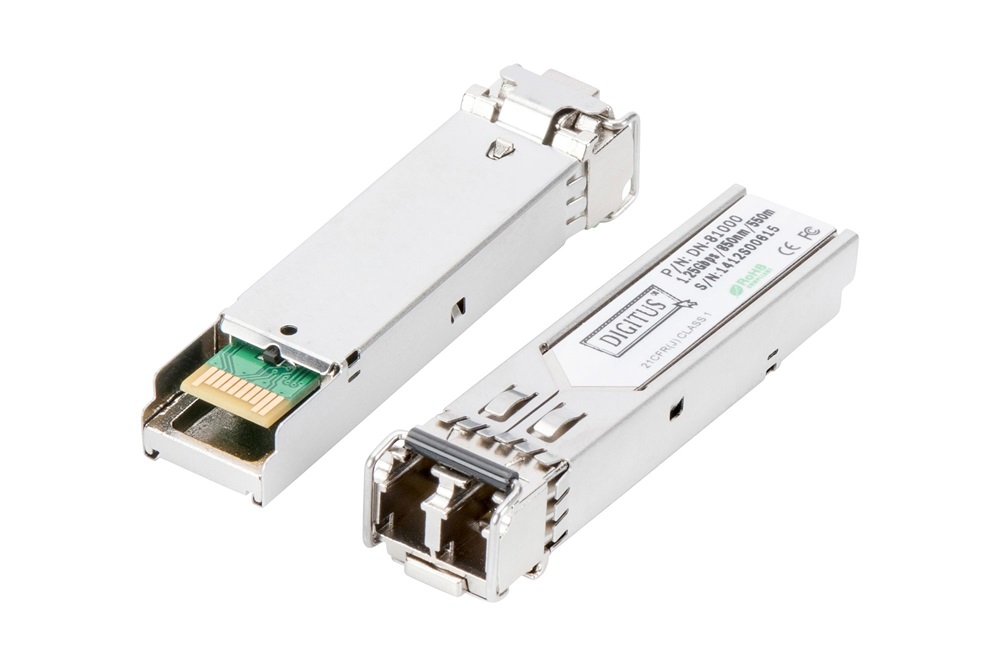 DIGITUS DN-81000-04 Gigabit 1.25Gbps multimodusú LC HP/HPE kompatibilis SFP modul