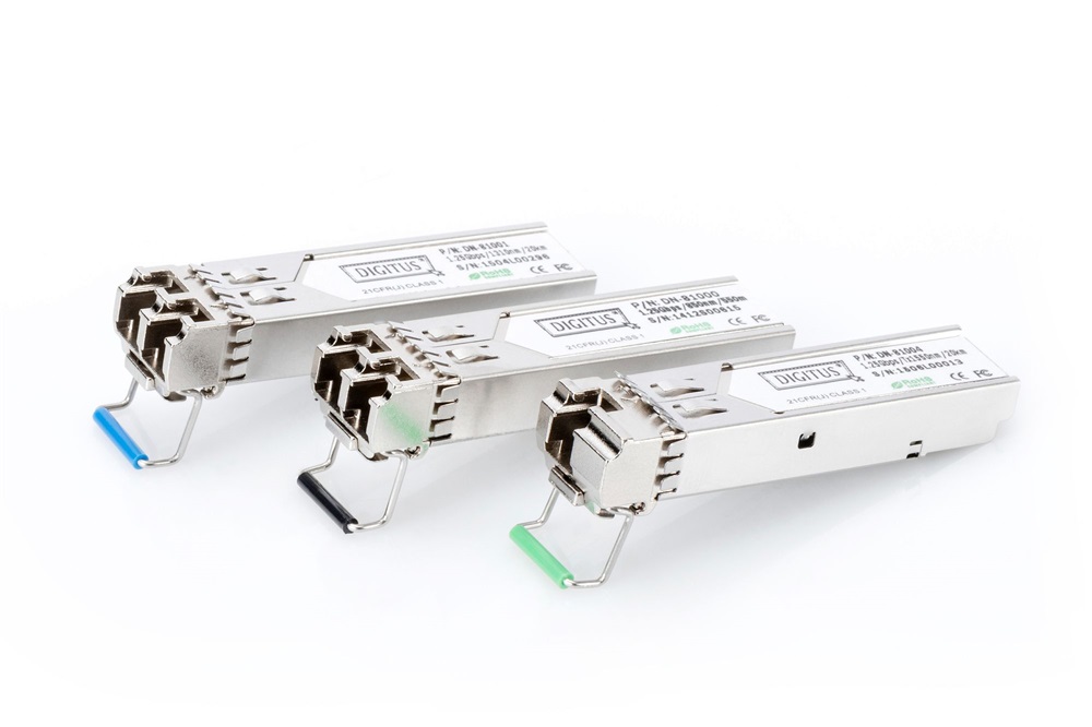DIGITUS DN-81000-04 Gigabit 1.25Gbps multimodusú LC HP/HPE kompatibilis SFP modul