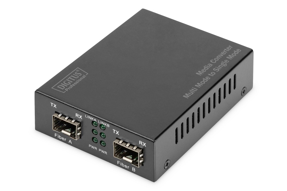 DIGITUS DN-82133 Gigabit multimodusú/monomódusú SFP modul nélküli média konverter