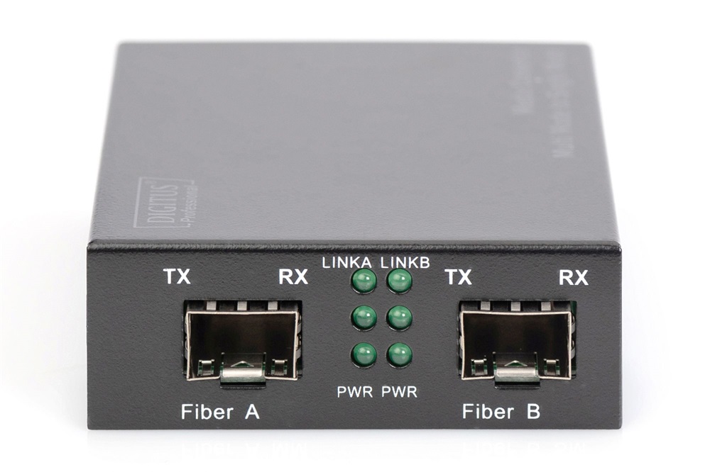 DIGITUS DN-82133 Gigabit multimodusú/monomódusú SFP modul nélküli média konverter